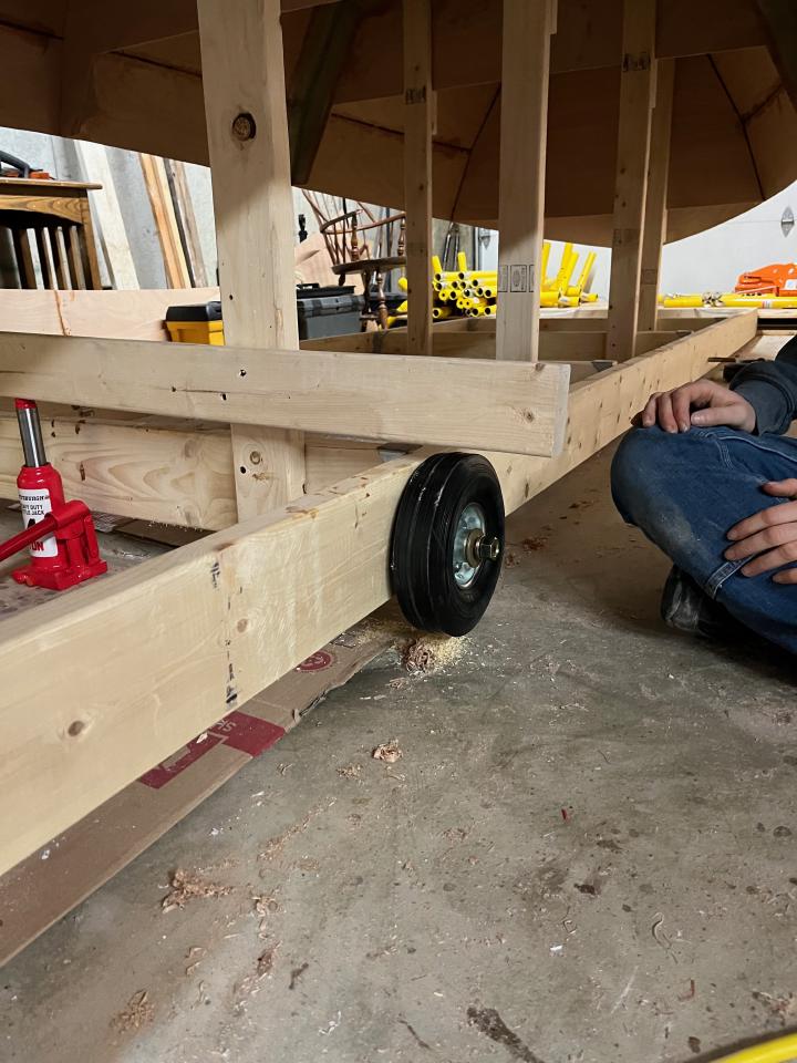 Installing wheels