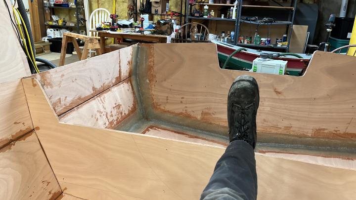Time to kick back and plan all the work on her insides