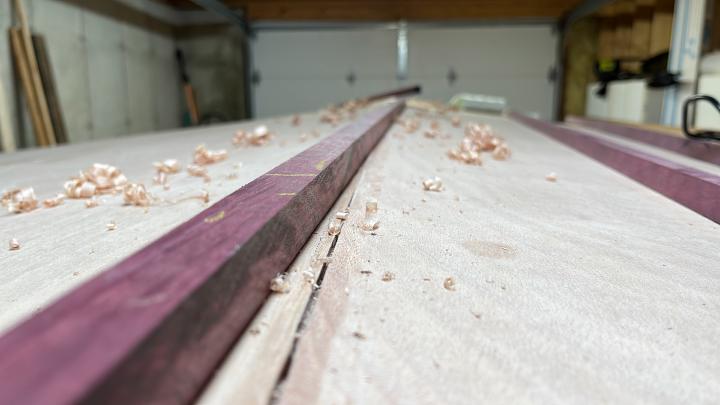 Flattening the centerline to take the keel